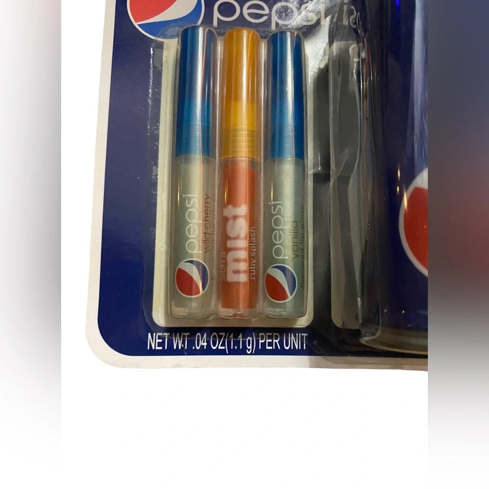 Vintage‎ 2010 Lotta Luv Pepsi Liquid Wand Lip Gloss w/ Carrying Case NEW